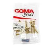 Kit Parafuso Chipboard Goma 4 X 45 Mm Com 10 Peças