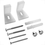 Kit Parafuso Fixação Lateral Bacia Vaso E Bidê Cromado Par