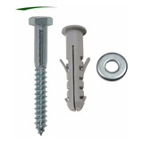 Kit Parafuso Sextavado Soberba 1 4 X70 Bucha 10 Arruela 50pç