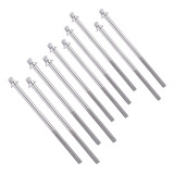 Kit Parafusos De Afinação M5 100mm Para Bumbo 10 Peças