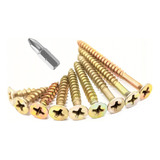 Kit Parafusos Madeira 900 Un 4mm Chipboard Philips Todas Med