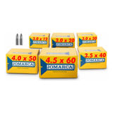 Kit Parafusos Madeira Philips Chipboard Cabeça Chata 3700 Peças Jomarca Mp04