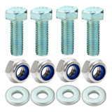 Kit Parafusos Sextavado Com Porca Nylon E Arruela