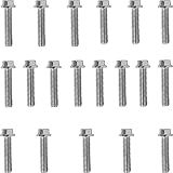 Kit Parafusos Zincados Tampa Motor Lateral Esquerda-direita Compativel Com CBR450 1989 A 1995 CBR450SR 1989 A 1995 CB450R