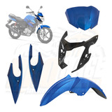 Kit Paralama Capa Carenagem Farol Lat Fazer 150 2013 A 2020