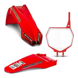 Kit Paralama Dianteiro Traseiro Number Plate Mx2 Pro Tork