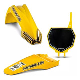 Kit Paralama Dianteiro Traseiro Number Plate Mx2 Pro Tork
