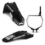 Kit Paralama Dianteiro Traseiro Number Plate Mx2 Pro Tork