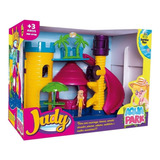 Kit Parque Aquático Boneca Judy Completo Com Tobogã piscina