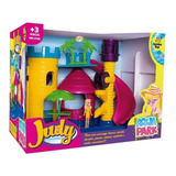 Kit Parque Aquático Boneca Judy Completo Com Tobogã piscina