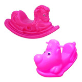 Kit Parquinho Infantil Cavalinho Cachorrinho Gangorra