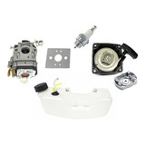 Kit Partida Retratil Carburador Roçadeira 43cc 52cc Vps520