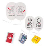 Kit Pás Eletrodos Adulto Infantil Dea Treinamento Xft