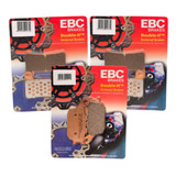 Kit Pastilha De Freio Ebc Kawasaki Versys 1000 Abs 2020 2023