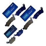 Kit Pastilha De Freio Honda Transalp 700 Abs Ano 2012 Mitti