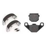 Kit Pastilha Dianteira Lona Traseira Suzuki Burgman 125 1290