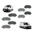 Kit Pastilha Dianteira/traseira Renault Master 2.3 2013/...