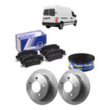 Kit Pastilha E Disco Freio Traseiro Master 2 5 16v 2011 2012