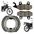 Kit Pastilha E Lona Patins De Freio Yamaha Xtz 125 E K Xe Xk