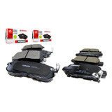 Kit Pastilha Freio Dianteira Traseira Cerâmica Nissan Sentra