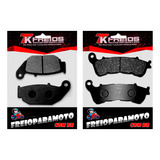 Kit Pastilha Freio Tkm Honda Cb 250f Twister Cbs Abs 2018 