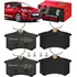 Kit Pastilha Freio Traseiro Brembo Citroen C4 Cactus Ds3 1.6