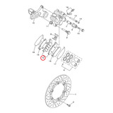Kit Pastilha Freio Traseiro Original Yamaha Mt 01 2006 2008