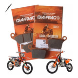 Kit Pastilha Ktm Exc 250 300 350 450 Diant Tras Sinterizada