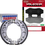 Kit Pastilha Lona Freio Nsr 50 1989 A 1990