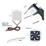Kit Pastilha Placa Peltier Cooler E Pasta Térmica Universal
