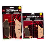 Kit Pastilha Potenza Dianteira Traseira Xt660r Xt660 209+213