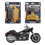 Kit Pastilhas De Freio D/t Sinter Harley Super Glide Custom