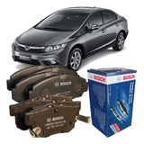 Kit Pastilhas Dianteira Traseira Bosch Civic G9 2012 À 2016