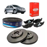 Kit Pastilhas E Discos Freio Gol Voyage Saveiro G5 Aro 14