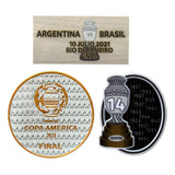 Kit Patch Final Copa América 2021 Argentina Vs Brasil