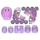 Kit Patins In Line Ajust Rs 30 Ao 33 Rosa