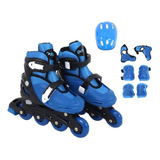 Kit Patins Roller Protecao