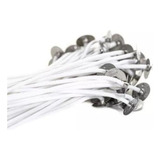 Kit Pavio Para Velas Parafinado Ilhós 20cm 100 Unid