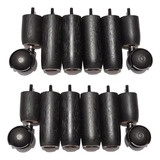 Kit Pé 8x4 Tdc Preto Cama Box baú Queen King 2 Chapa Unir