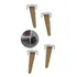 Kit Pe Palito Fácil Montagem 25cm-rack-puff-poltrona- Criado