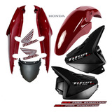 Kit Peças Carenagem Titan 150 2009 Vermelho Ks Kit Adesivo