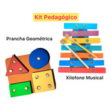 Kit Pedagógico Prancha Geométrica