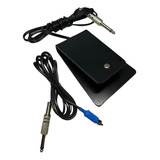 Kit Pedal Tatuagem C Cabo Rca Tattoo Maquina Rotativa