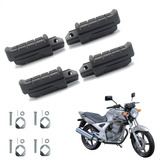 Kit Pedaleira Dianteira E Traseira Cbx 250 Twister E Cb 300