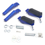 Kit Pedaleira Esportiva Fazer 250 Mt 03 Mt 09 Mt 07 Xj6 Azul