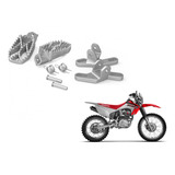 Kit Pedaleira Suporte Ajustável Pino E Molas Anker Crf 230f