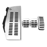 Kit Pedaleiras Golf Mk4 Sportline Limited Aço Escovado Inox