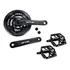 Kit Pedivela 42/34/24 Reduzido+pedal Gts Plataforma Mtb Alum