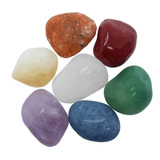 Kit Pedras 7 Chakras Cristais Naturais