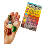 Kit Pedras Cristais Grande 7 Chakras Equilíbrio E Energia